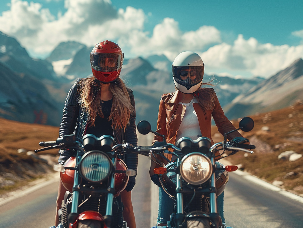 casque moto femme